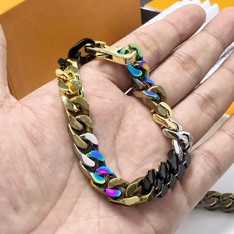 Heren Dames Designer Ketting Gedoofde Cubaanse Kettingen Armbanden Mode Luxe Gouden Kettingen Jewelry265b