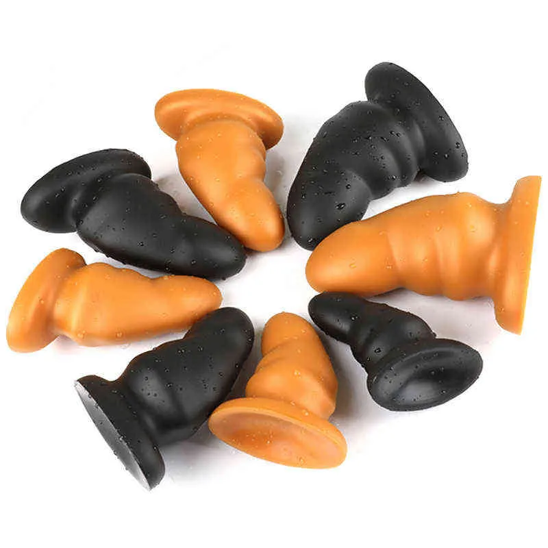 Erotica Anal Toys enorme plug plug plug grande massagem ânus ânus dilation copo grande sexo erótico adulto para homens 220507