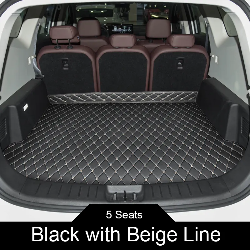 voiture style personnalisé tapis de coffre arrière pour Geely Okavango 2021-présent en cuir étanche Auto Cargo Liner Pad accessoire