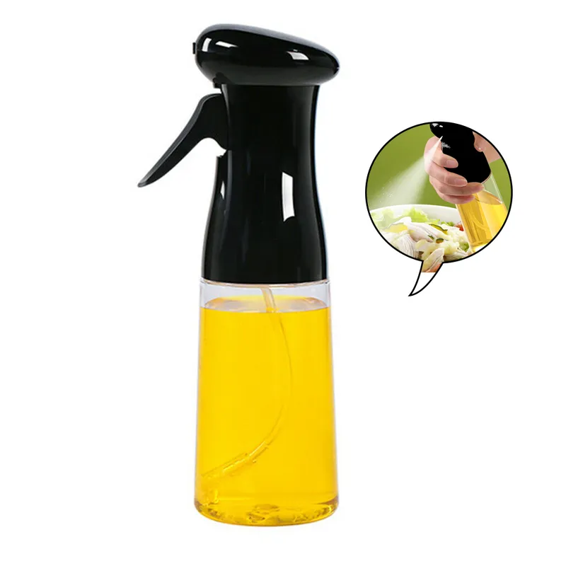 210ML BBQ Cooking Kitchen Baking Olive er Spray Empty Vinegar Bottle Oil Dispenser Salad 220727