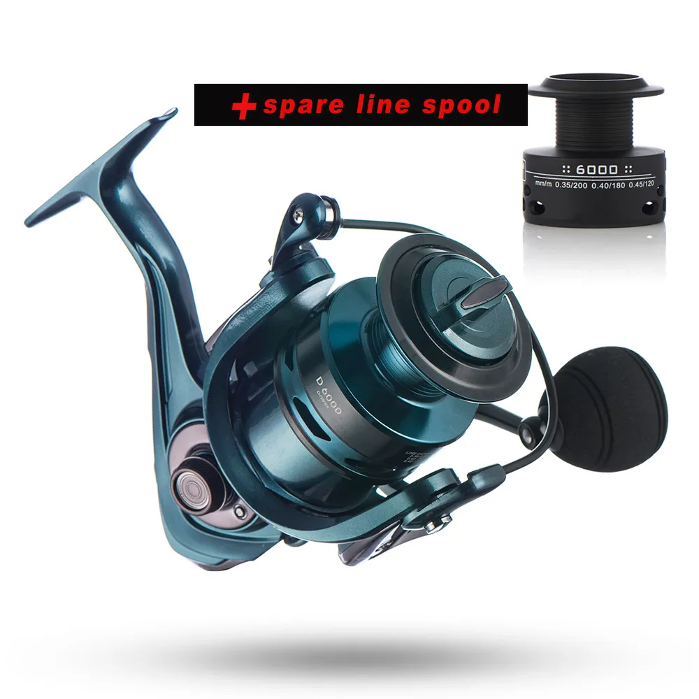 2022 Innovative Water Resistance Spinning Reel 5.2:1 4.7:115KG Max Drag Full Metal Reels for Pike Bass Fishing