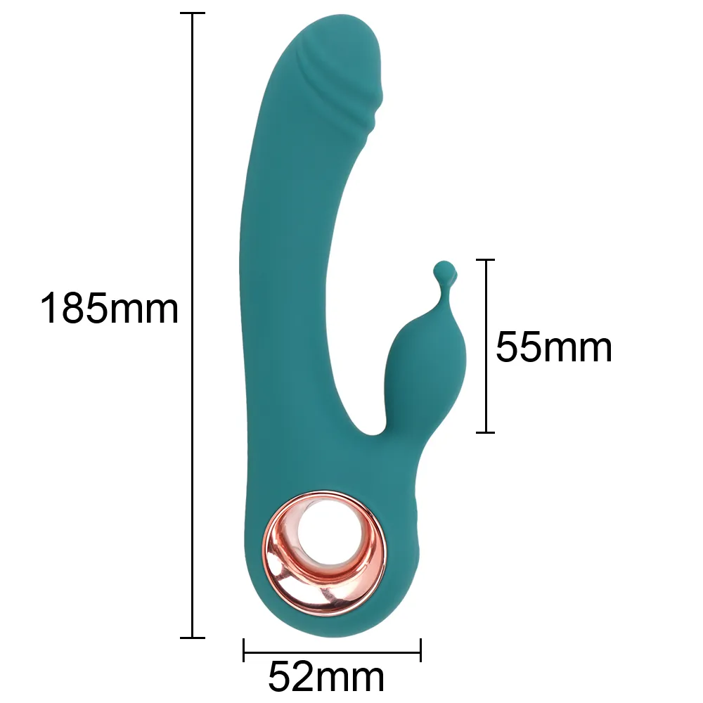 10 Frequency Dildo Rabbit Vibrator Vaginal Anal Massager Female Masturbator sexy Toys for Women G Spot Clitoris Stimulation