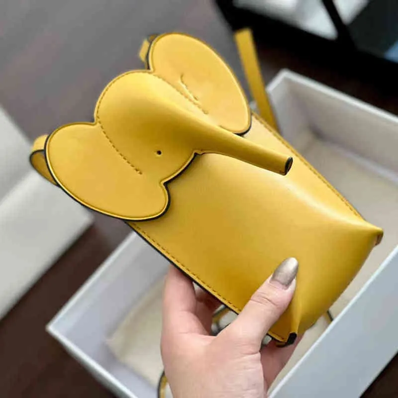 l Home Designer Frühling und Sommer Loe Frauenbag Luo Yiquan Leder Elefant Mobiltelefon Tasche Mini Zero Wallet Messenger Single Schulter