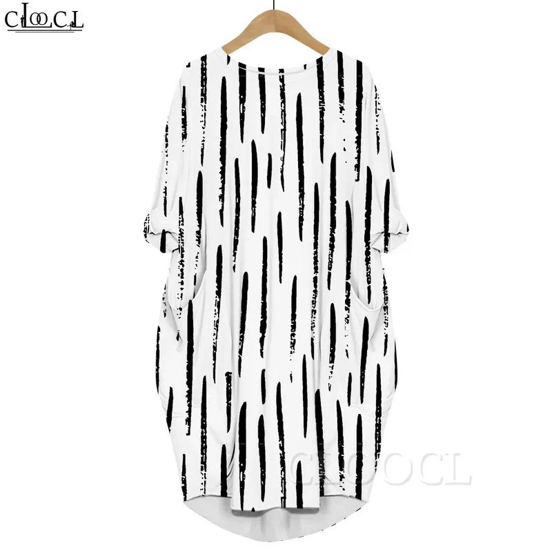 Женское платье Винтажное платье с 3D-графикой и принтом Вечерняя юбка с длинным рукавом Повседневные карманные женские платья Белое платье 220616