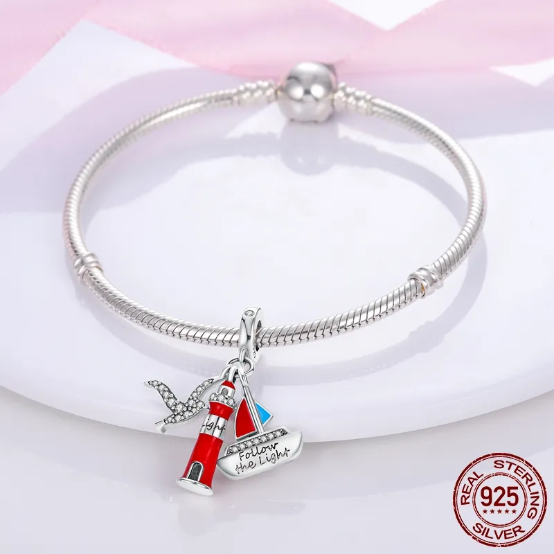 925 Sterling Silver Sangle Charm 2022 Bicycle Car Tamion SUV Perles Fit Pandora Charms Bracelet Brick Bijoux Accessoires