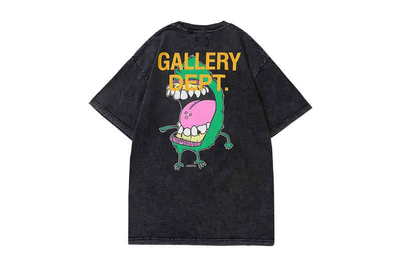 Designer Tshirts Mens Sweaters Hoodies Sogd Galleries Deptt Fog High Street Vintage Cartoon Print Loose Round Neck Kort ärm T-shirt Zcua Aur0