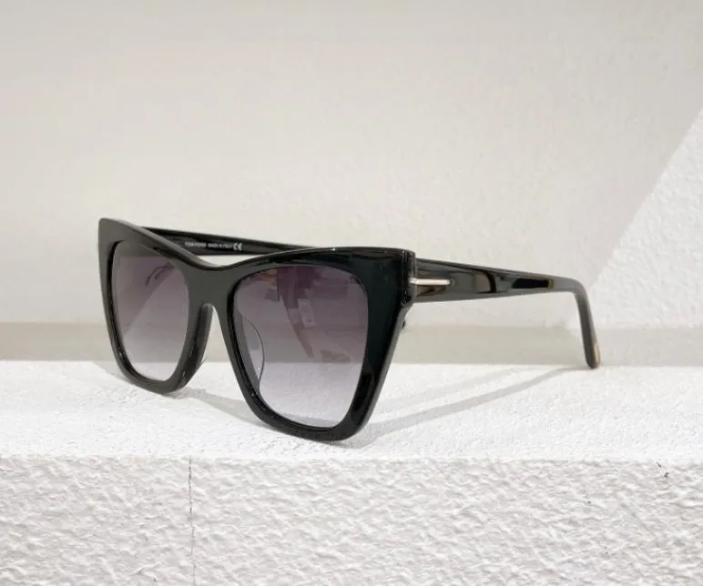 Solglasögon Cat Eye Poppy 846 Havana Brown Shaded Women Fashion Shades Sun Glasses UV Lens med Boxsunglasses271e