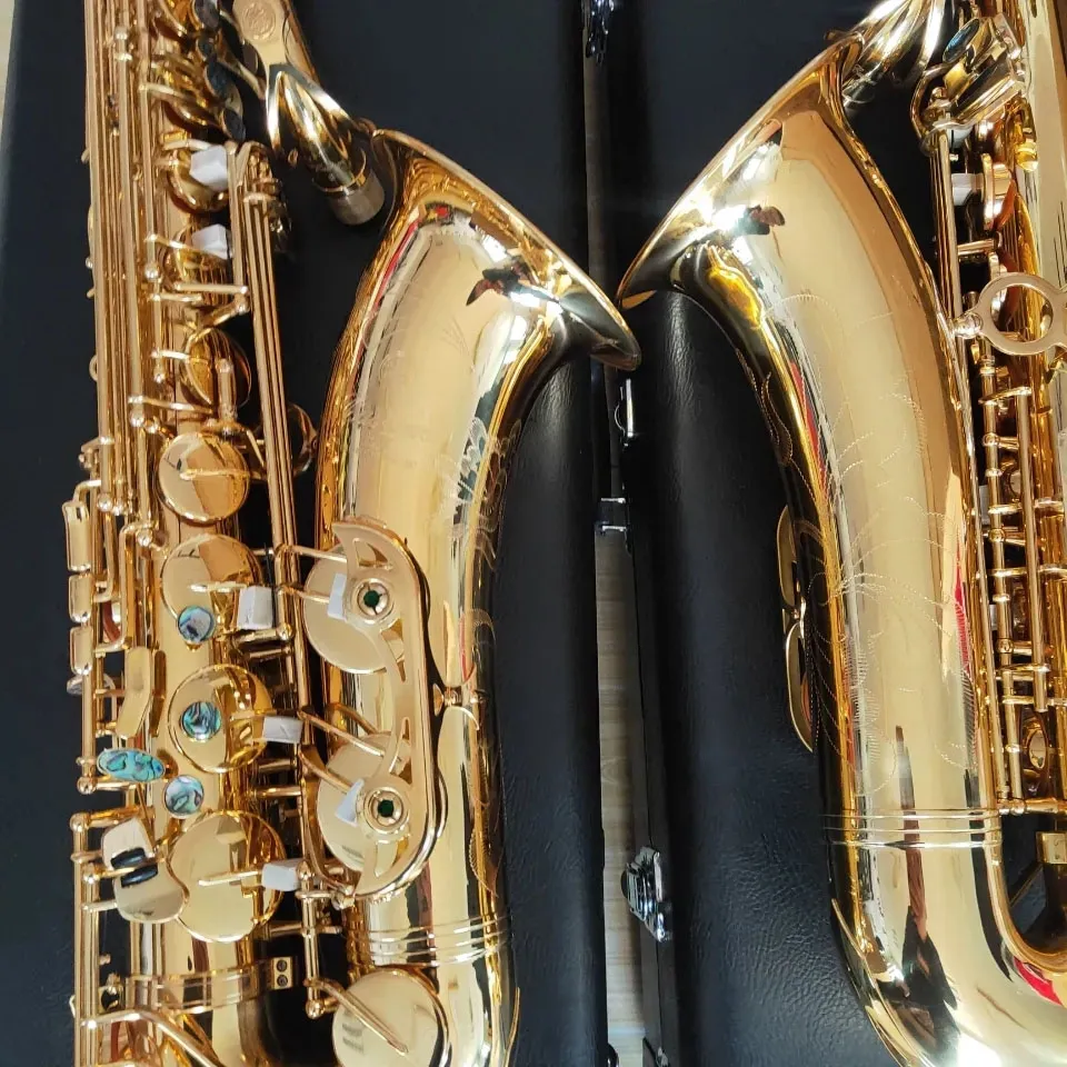 Novo Instrumento de Saxofone Golden YTS-875EX B-Tune Tenor Saxofone de Tons Profissional de Tons Profissional Tenor SAX Instrumento de jazz