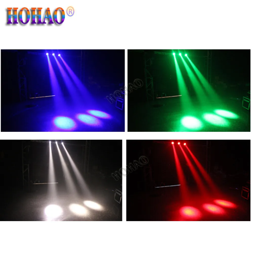 4x A Led 40W Beam Par Light RGB 3in1 SMD 5050 Led Beads High Brightness For Performance Stage Concert Square Etc