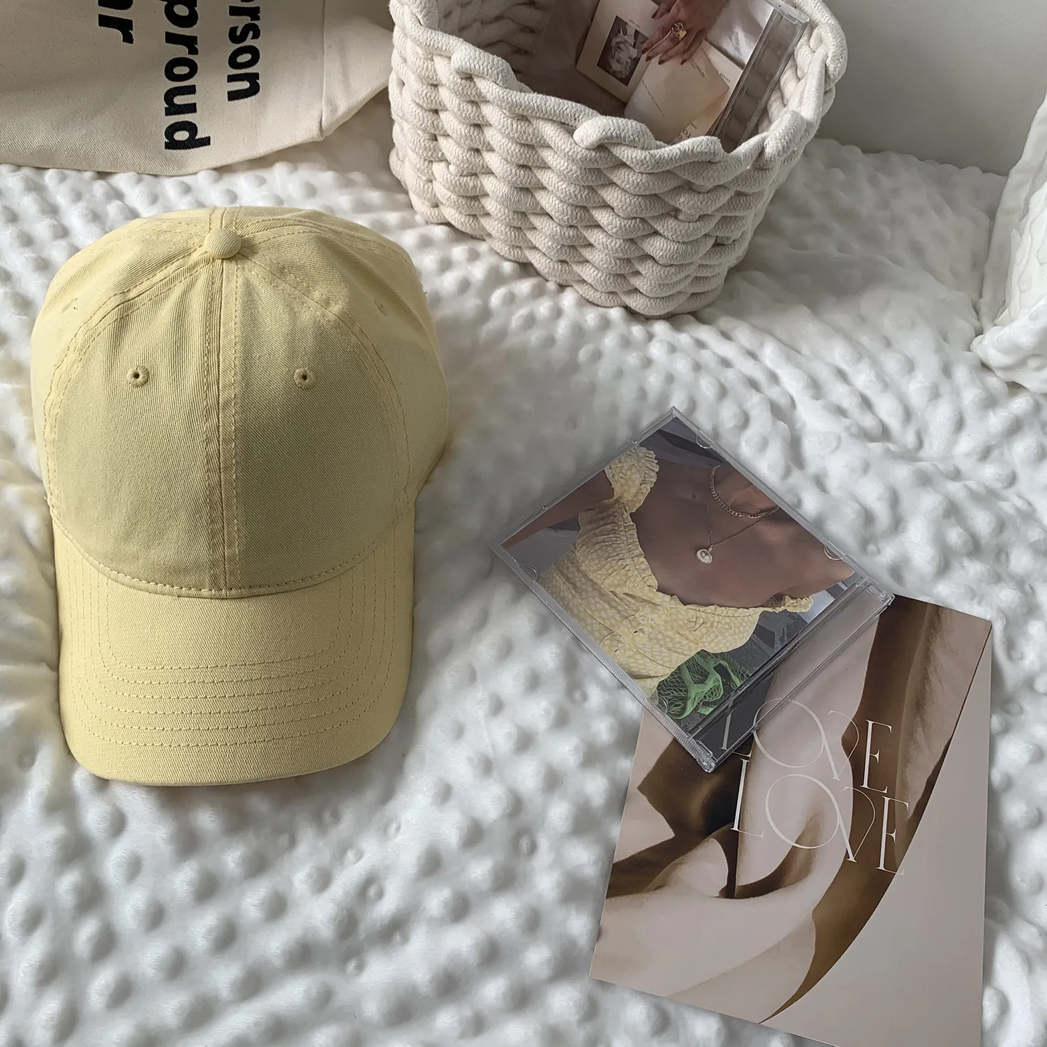Casquette Stingy Brim Hats Classic Versatile King Soft Top Color Flat Cap Woman's Face Slimming Instagram Fashion Baseball Caps