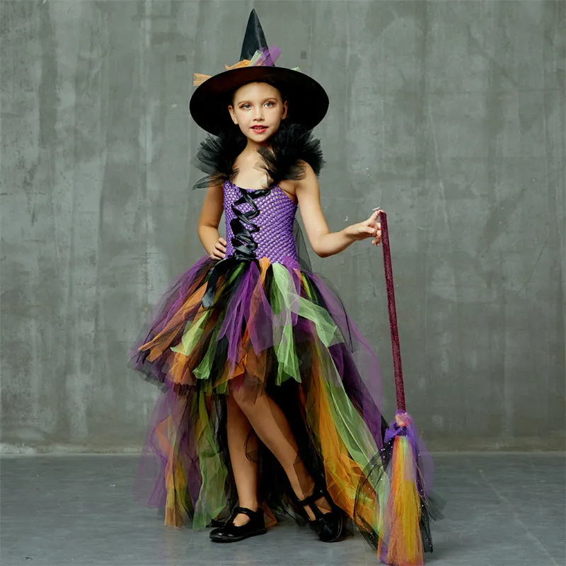 Särskilda tillfällen Halloween Children Cosplay Witch Party Clothing Girls 220823