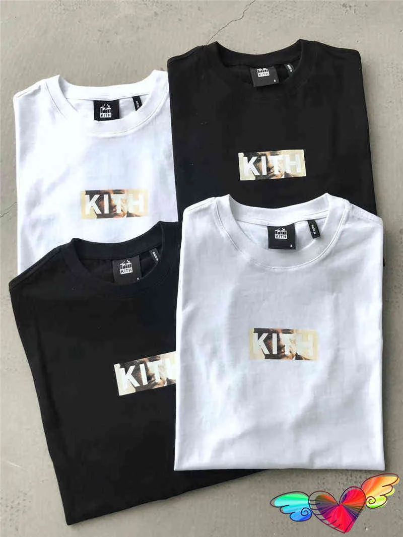 2022ss KITH Godfather Tee Uomo Donna Grafica stampata KITH T-shirt Serie di film Top Oversize Manica corta