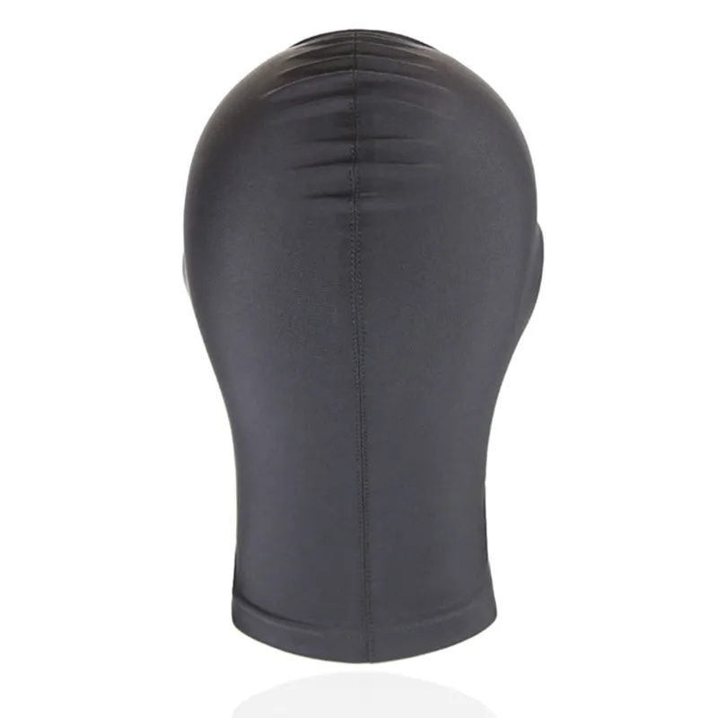 Arrivée 123 trous hommes femmes adultes spandex cagoule bouche ouverte visage masque de tête costume esclave jeu de rôle 220725