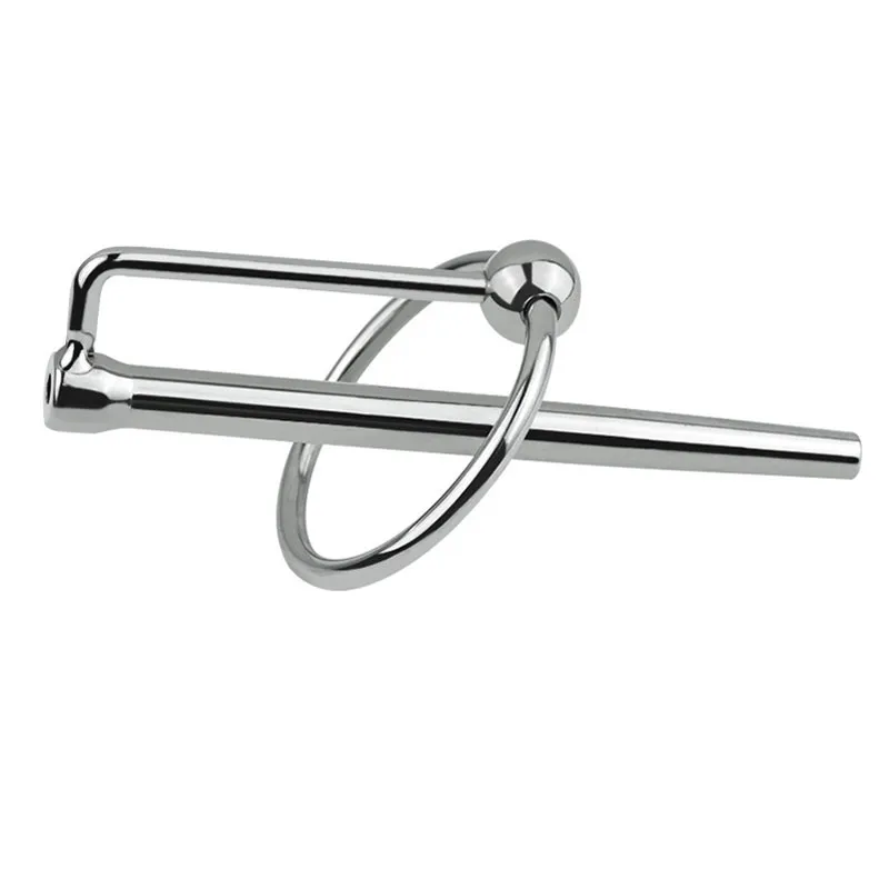 Stainless Steel Cock Rings Urethra Sound Toy Masturbators Penis Plug BDSM sexy Toys For Men Urethral Dilator Stimulator