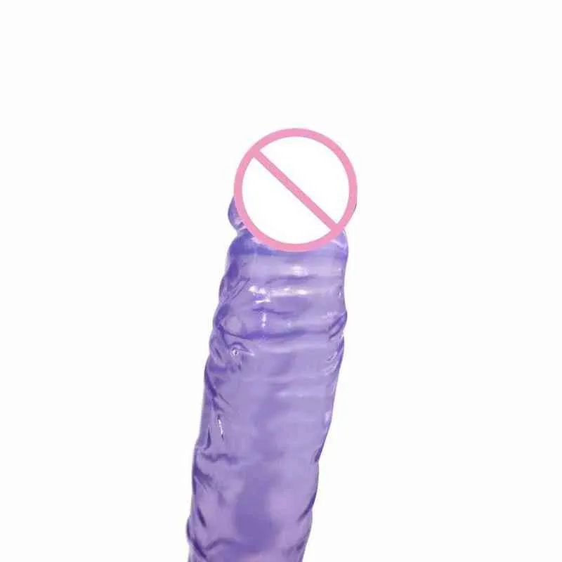 Nxy godes cristal multicolore Simulation pénis masculin vente chaude Masturbation féminine avec aspiration flirtant jouet amusant 0316