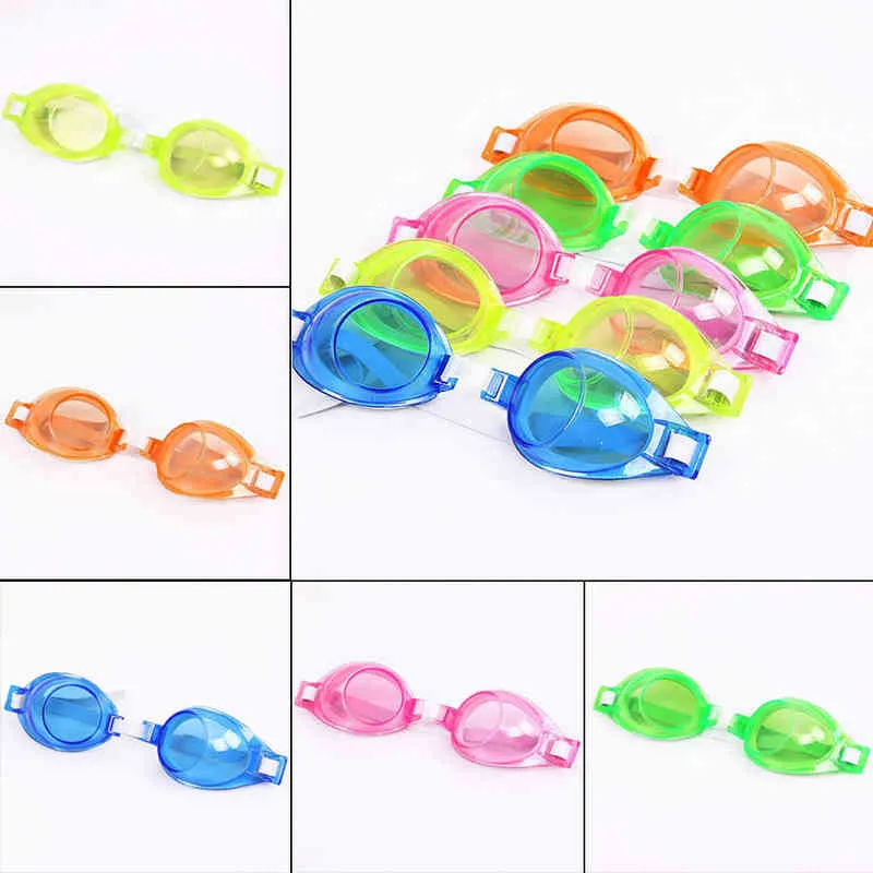 Anti-Beschlag-Schwimmbrille UV-Linse Männer Frauen Junior Kinder Schwimmbrille 160 mm verstellbare Augenbekleidung Werkzeugzubehör Ausrüstung G220422