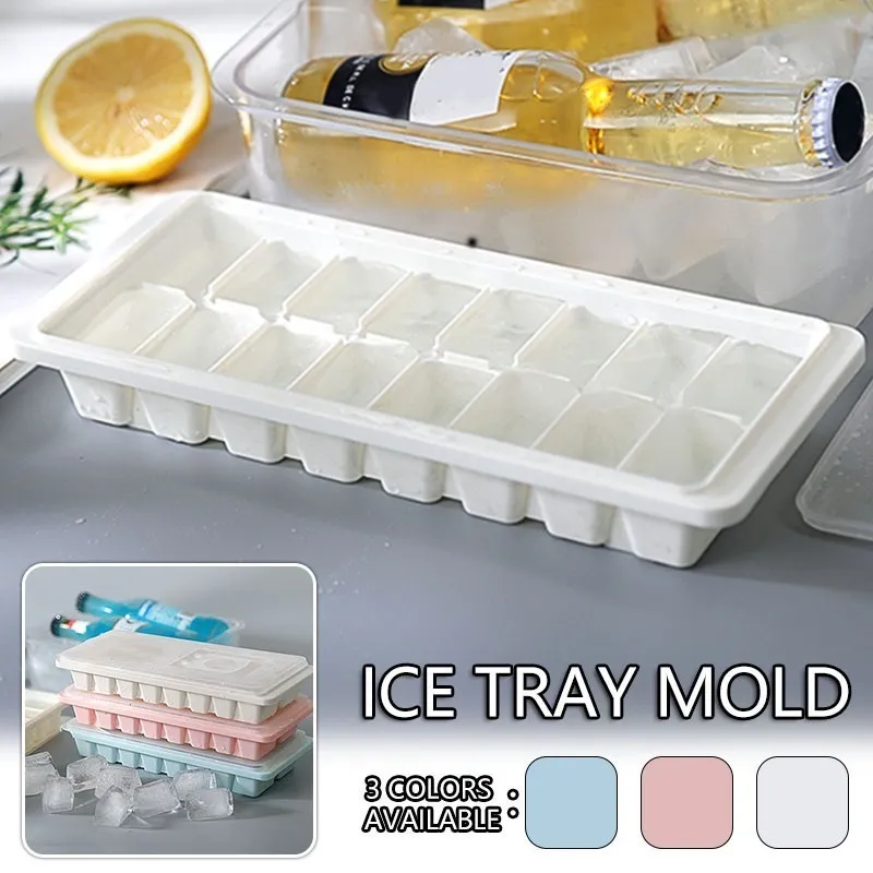 Bandeja de fabricante de cubos de gelo 616 molde de células com tampa para creme para festas de uísque para bebida ferramenta de cozinha de bebida fria 220531