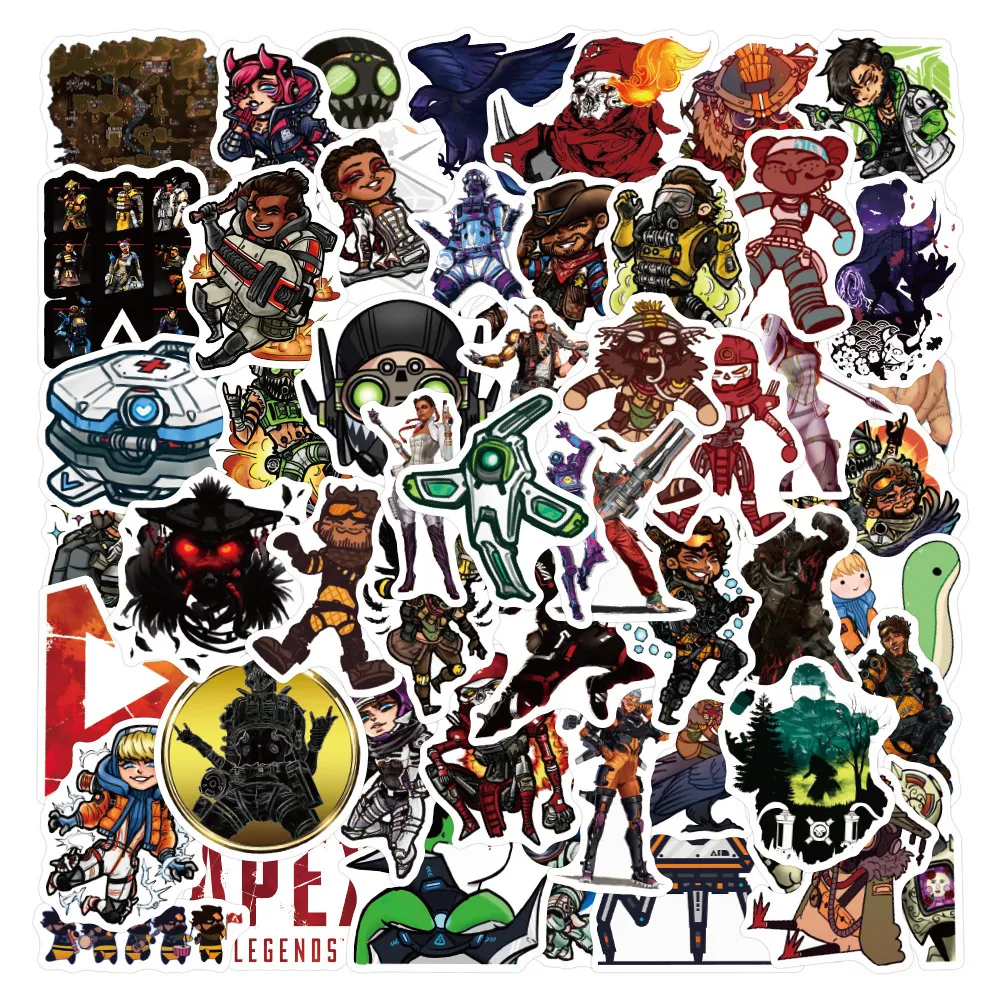 Nieuwe Waterdichte 10 30 50 100 Stuks Apex Legends Game Stickers Diy Laptop Bagage Skateboard Telefoon Gitaar Auto Sticker Decals kinderen Speelgoed S242h