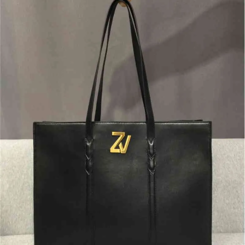 Torby torby słynne projektant ZV świetna pojemność swobodna martwa wysokiej jakości prawdziwa skórzana torba na ramię Messenger Fashion torebki 262U