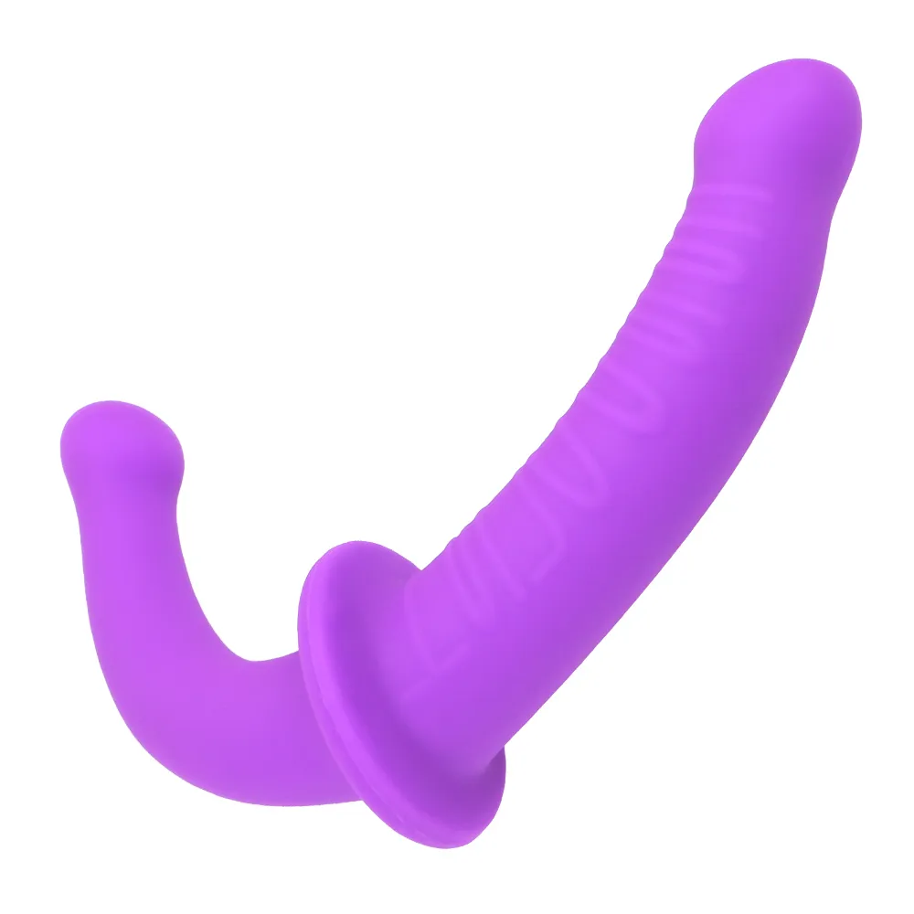 Lange dildo penis vrouwelijke masturbatie strap-on dual head anale plug sexy speelgoed voor lesbische flexibele dubbele s