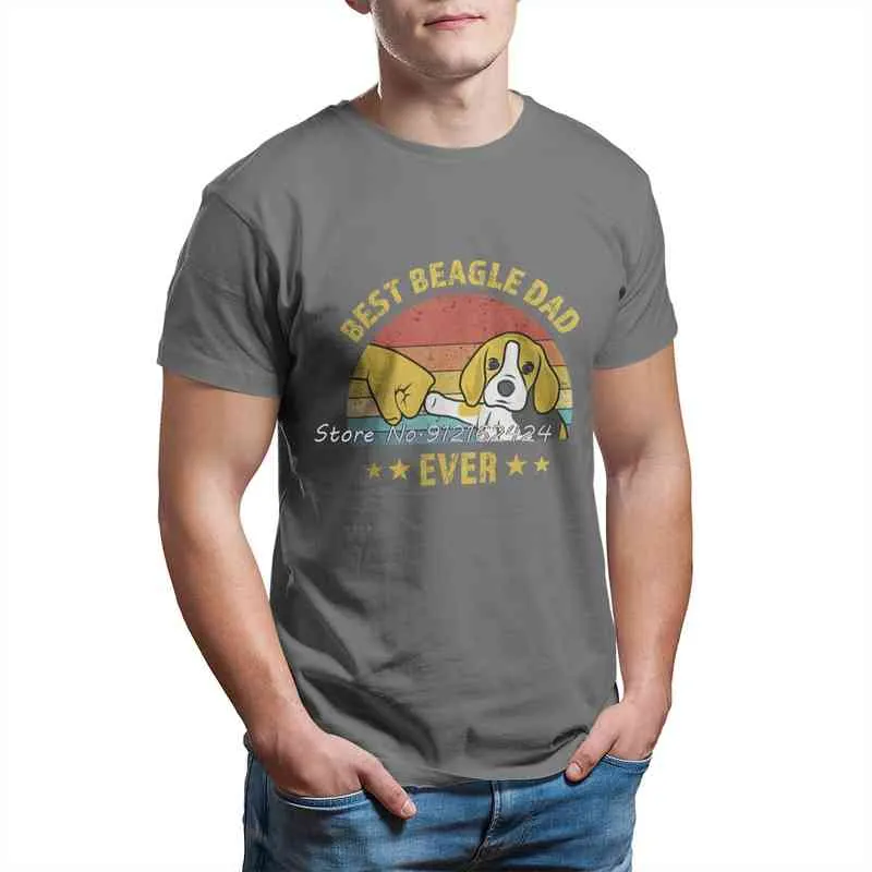 Homens bonitos begle beagle sempre retro presente do vintage amante do filhote de cachorro tshirt camiseta Tops de verão de algodão camiseta