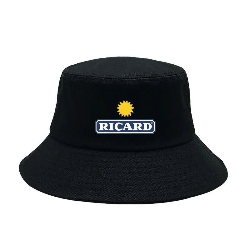 Big Head Ricard Bucket Hats xl 63 см для мужчин Женщины Боб летняя рыбака шляпа со струной большой панамский обычай 220812