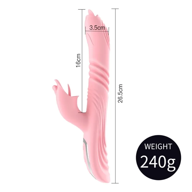 20e 10 snelheden likken Vibrator Massager Oplaadbare stimulator Verwarming Volwassen sexy speelgoed voor vrouwelijke koppels