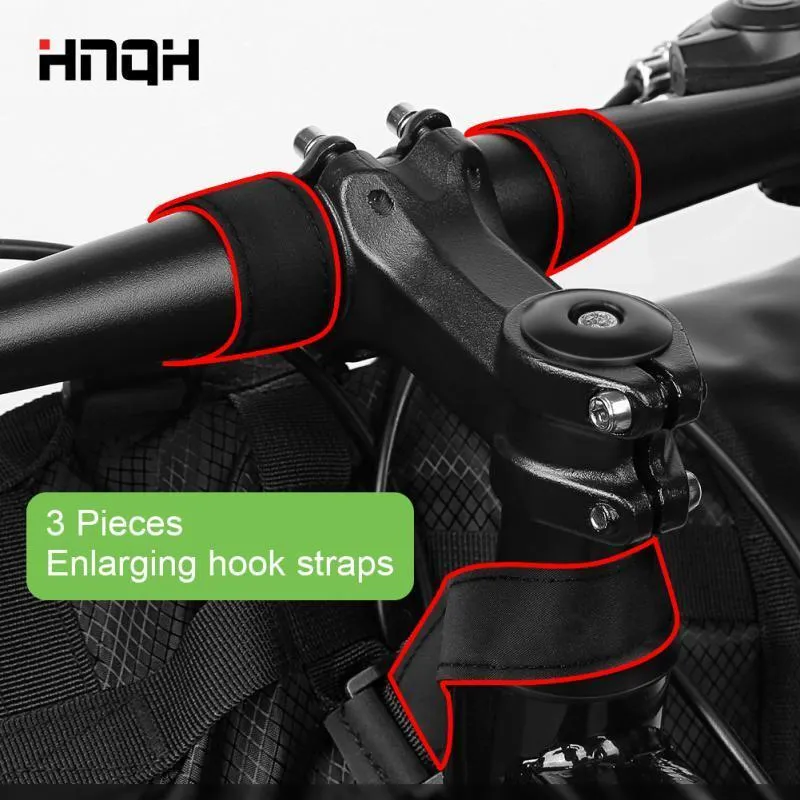 Borsa tubo anteriore bici scooter 11L Big Waterproof Bicycle Handlebar Basket Pack Frame di ciclismo Accessori 220507346x