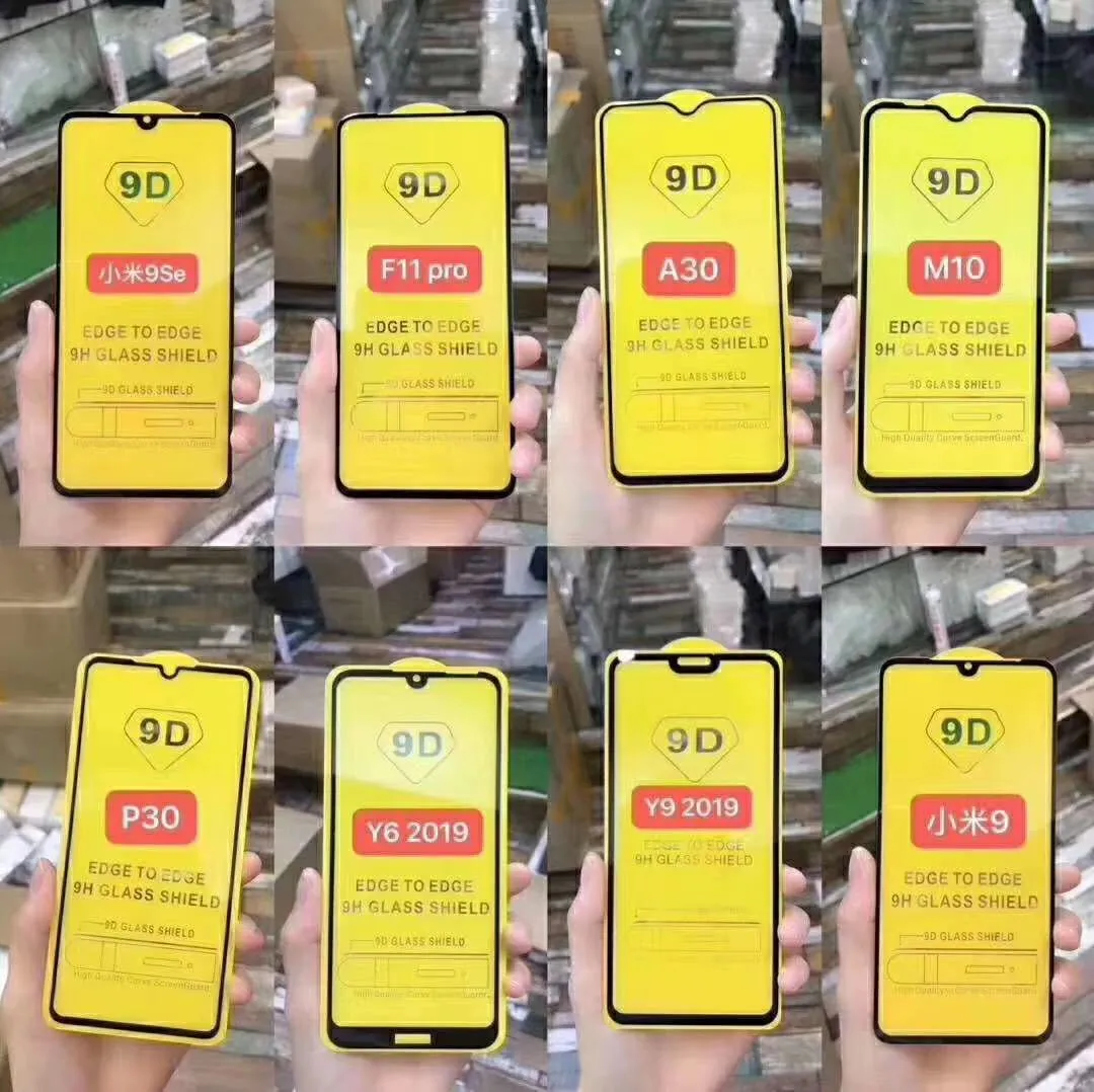 9d capa completa cola vidro temperado protetor de tela do telefone para iphone 13 12 mini pro 11 xr xs max samsung galaxy s22 s22plus a13 a235151488