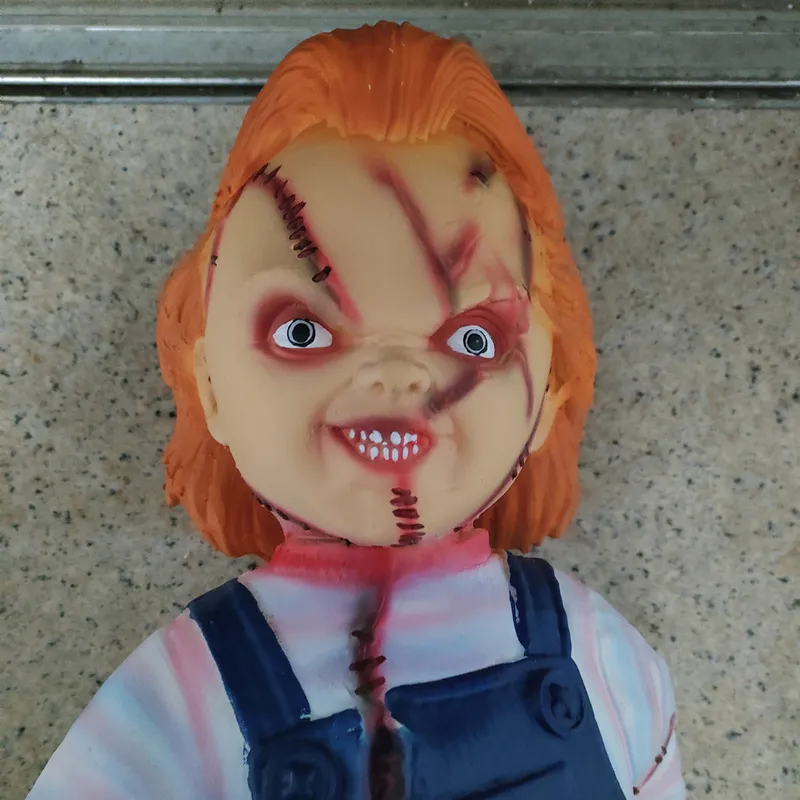 Seed of Chucky Doll Collection Figure1 to 1 Scale Реплика Чаки Статуэтка ужасов Детские игры Хорошие парни Чаки Хэллоуин Опора 220720