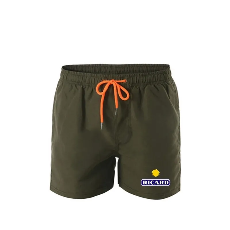 Ricard Beach Men Magical Color Change Swimming Short Trunks Summer Swimsuit Badkläder Shorts Quick Dry 220621