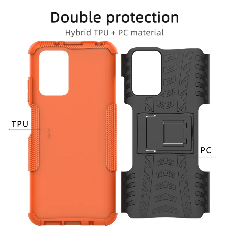 Shockproof Armor Resistant Cases for Xiaomi Redmi 10 9T 9 9A 9C Note 10 Pro Poco x3 GT F3 M3 Pro K40 Gaming Support Back Cover