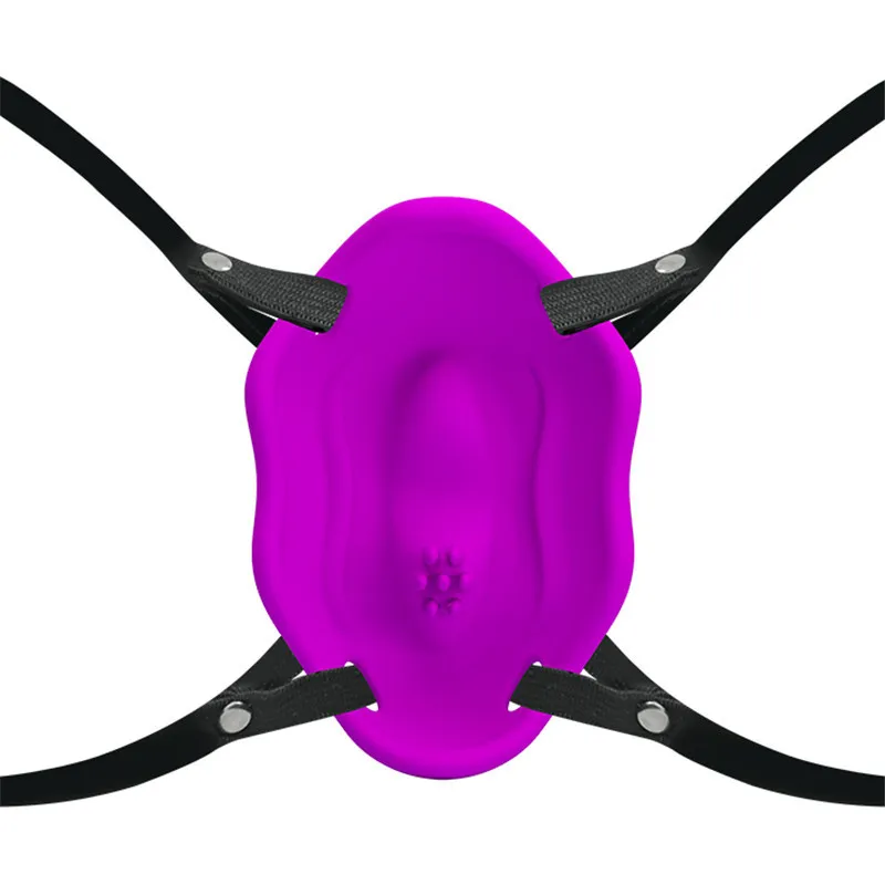 Cinta de Masturbação Borboleta de 10 Velocidades Sexy Roupas Invisíveis T Calças Dildo Clit Vibrador Brinquedos Para Mulheres Máquina