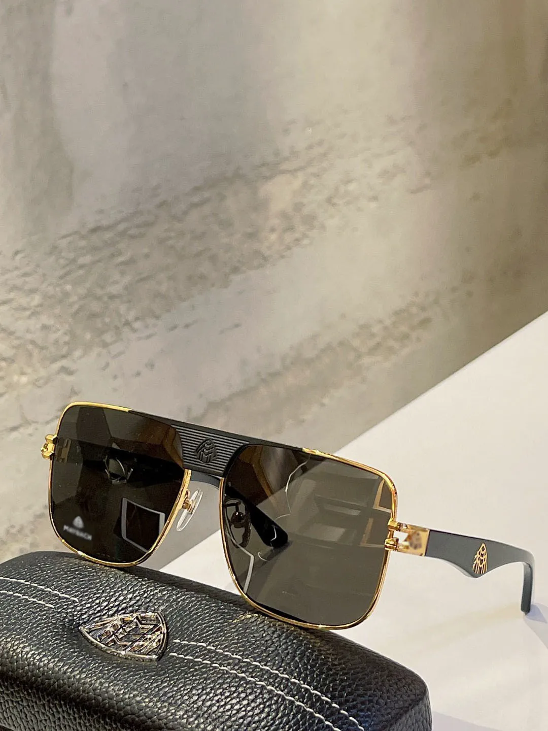 Mayba GPA-AB-Z35 Topp Original Högkvalitativ designer Solglasögon Mens Famous Fashionable Retro Luxury Brand Eyeglass Fashion Desig180V