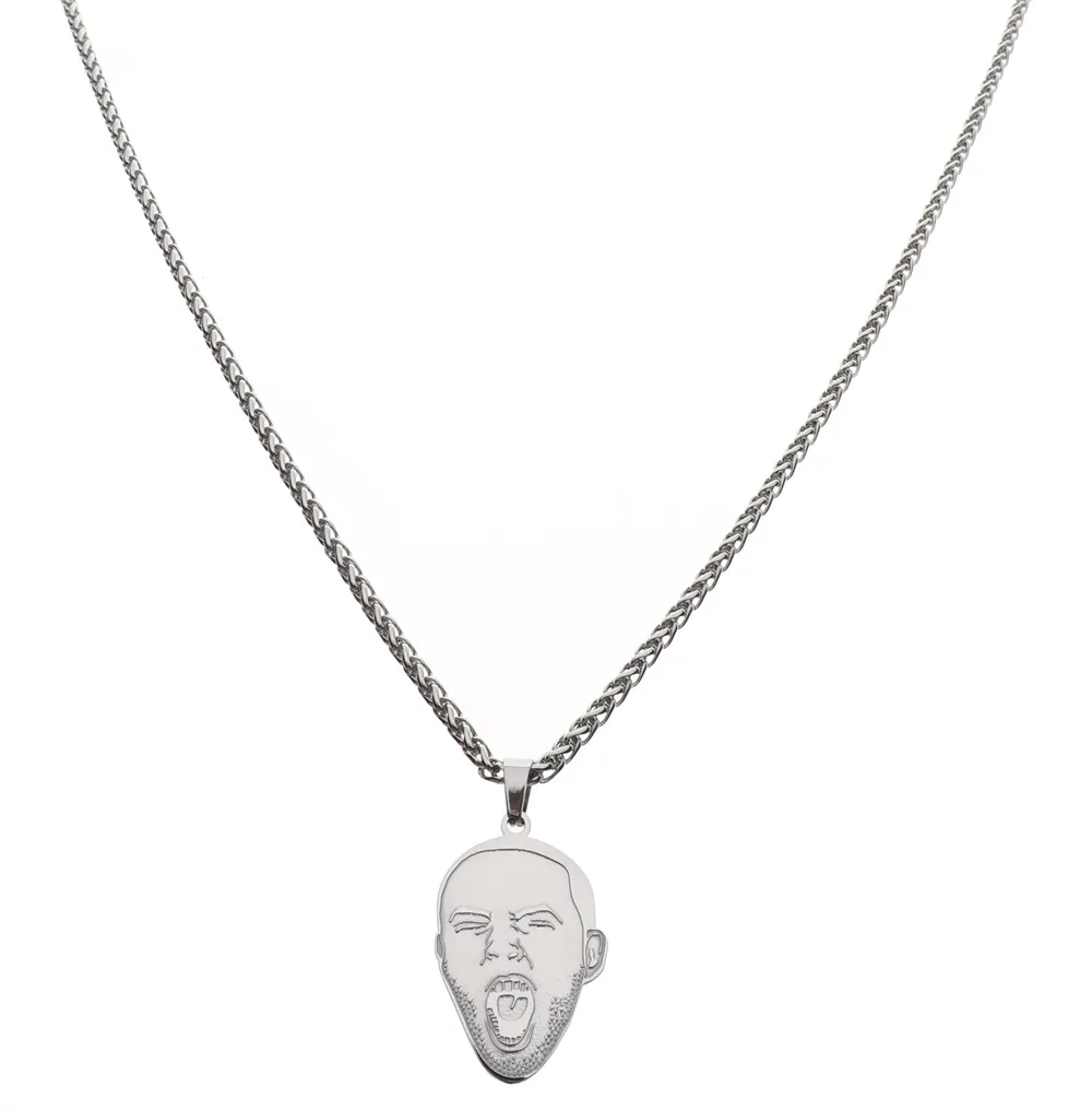 Mac Miller Swimming Pendant Necklace European and American Fashion Brand Men and Women Hip Hop Personality Couple Street Jewelry A241b