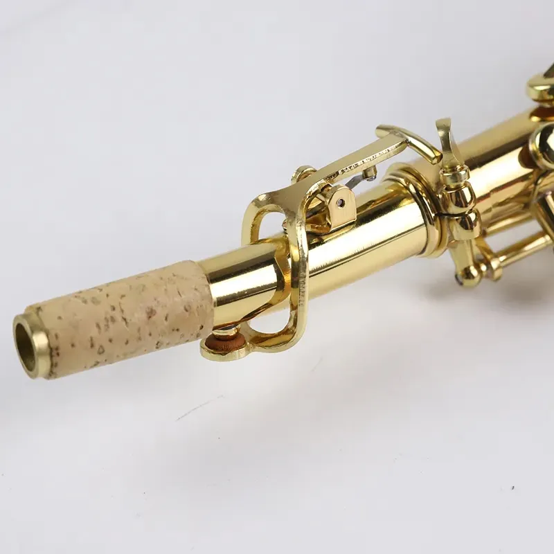 Novo BB BB Golden BB Profissional Saxofone de alta qualidade Butão branca Button Tone profissional SAX Instrumento de reprodução