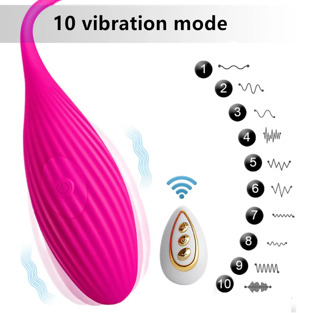 Oeuf de saut télécommandé sans fil vibrant jouet sexy pour les femmes Plug Anal portable G-Spot vibrateur amour marchandises pour adultes