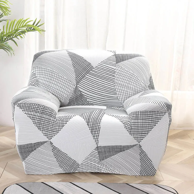 Elastic Armchair Cover Sofa Slipcovers Modern for Living Room Chair Protector Couch Funiture 1 2 3 4 Seat 220615