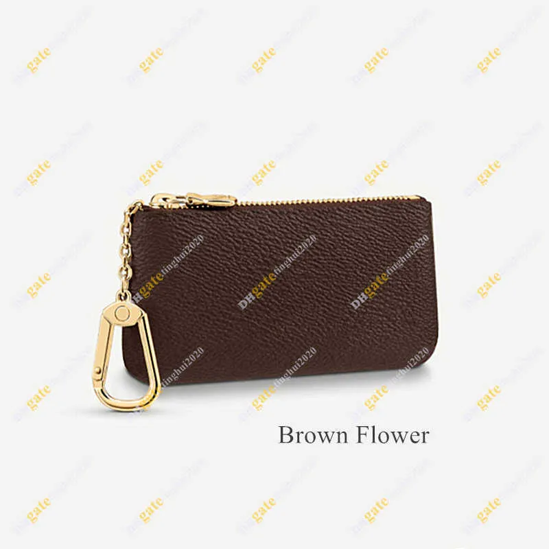 Unisexe Designer Key Pouch Fashion Purse M62650 M62658 M62659 Flowerchessboard Haute Qualité Portefeuille Boîte Emballage Inventaire