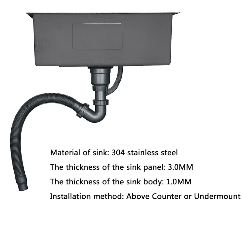 Pia de cozinha preta foste acima do balcão ou da bacia de lavagem de vegeta
