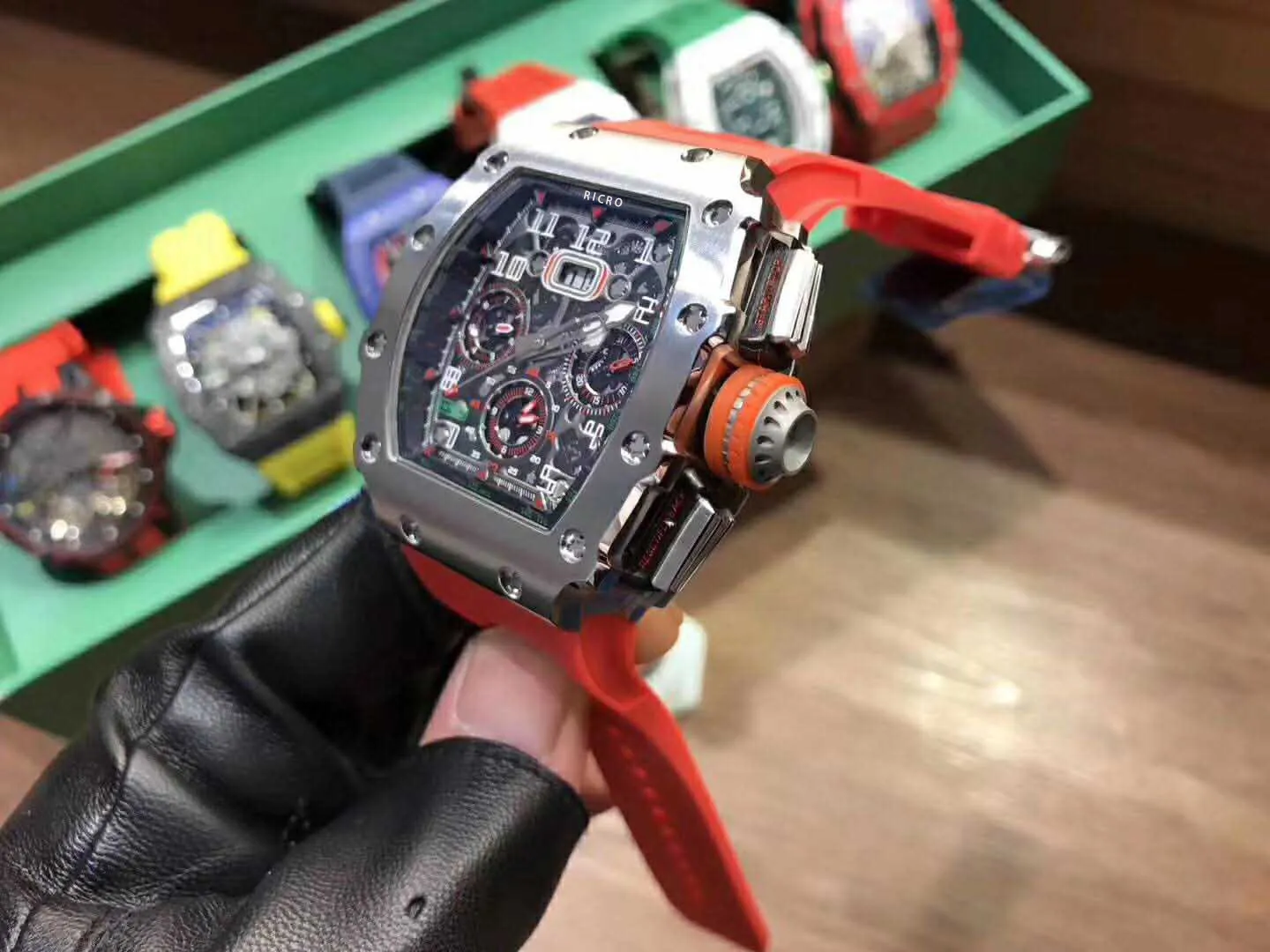 Męski automatyczny zegarek mechaniczny Japan West Iron City Ruch Naturalny Guma rozmiar 49x41mm316 rafinowana stalowa multi-gumowa 285T