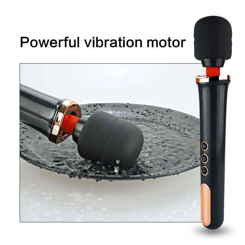 NXY vibrateurs vibrateurs de variété mgica AV pour femme avec charge USB masajeador punto G femenino stimulateur cltoris jouets sexuels 0408