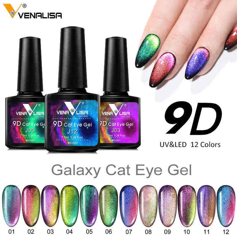 NXY Nail Gel 9D Cat Eye Polish Canni 7 5ml Soak Off Vernis Magic Mantgent Art Galaxy 0328