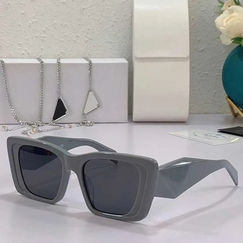 Popularne odwrócone okulary przeciwsłoneczne PR08YS Designer Protection UV Ladies Męskie szklanki Osiem kolorów Opcjonalnie najwyższej jakości Wit253G