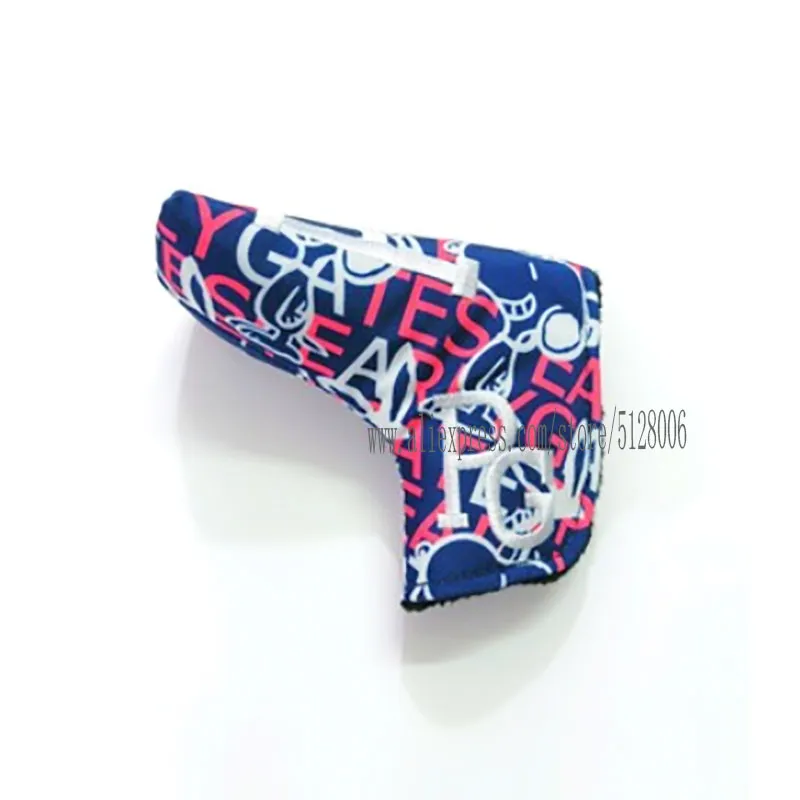 Accessorio da golf copriputter da golf con chiusura magnetica in pelle PU PG Golf Putter Headcover9583326