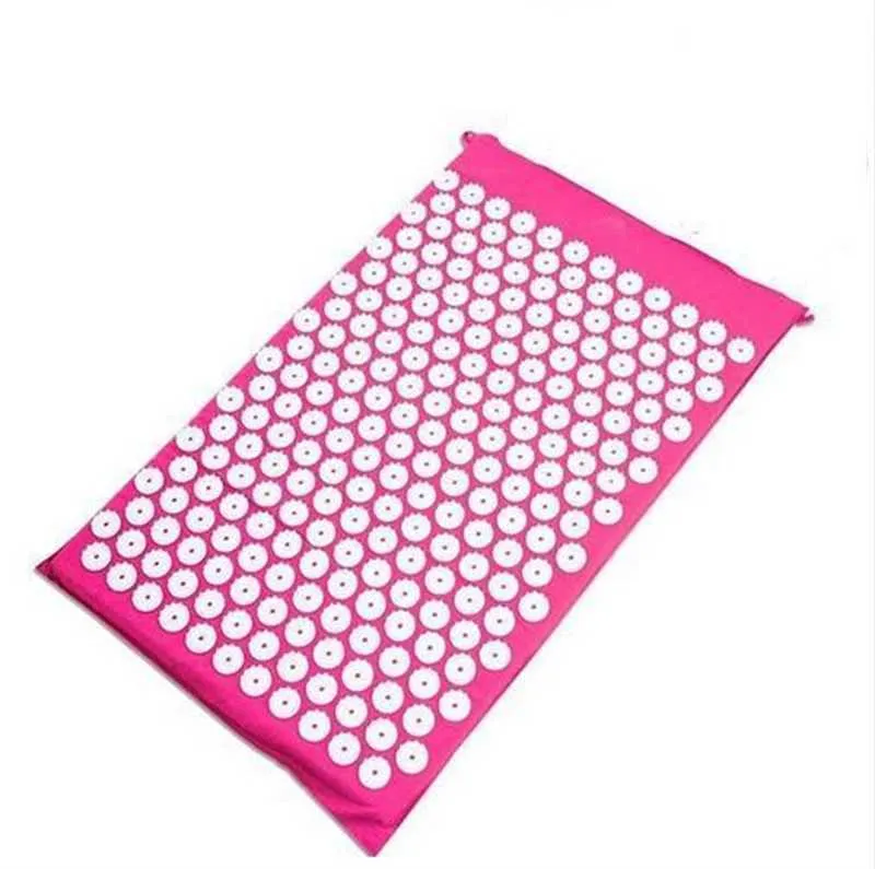 68*42cm Yoga Massager Mat Acupuncture Health Care Pain Relief Cushion For Shakti Mats Useful Acupressure Pad High Quality 32ns Z