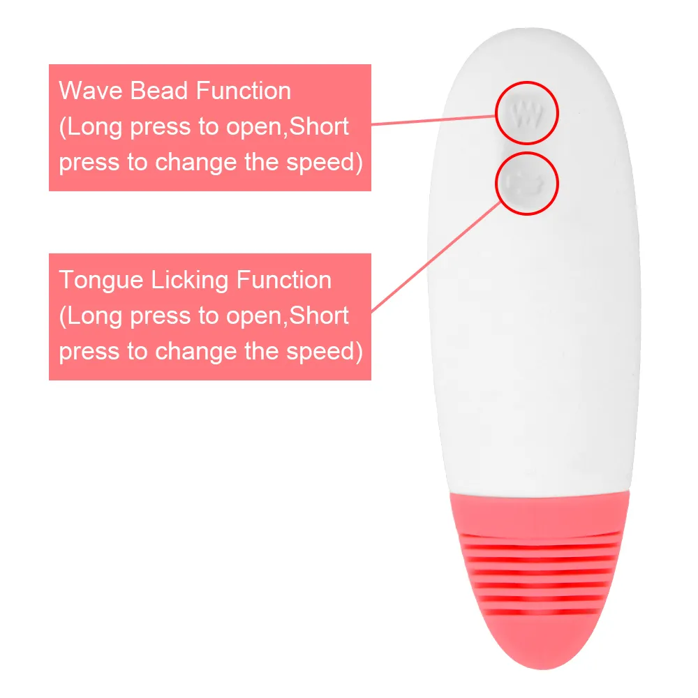 IKOKY RATTLESNAKE Język Licking Vibrator Seksowna zabawka dla kobiety żeńska podwójne użycie urządzenia szokujące łechtaczki