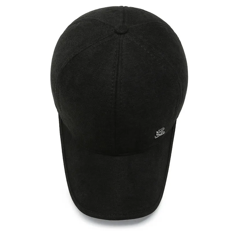 Tamaño ajustable invierno para hombre orejeras sombreros más terciopelo cálido béisbol s protector de oído casual gorra deportiva 220617