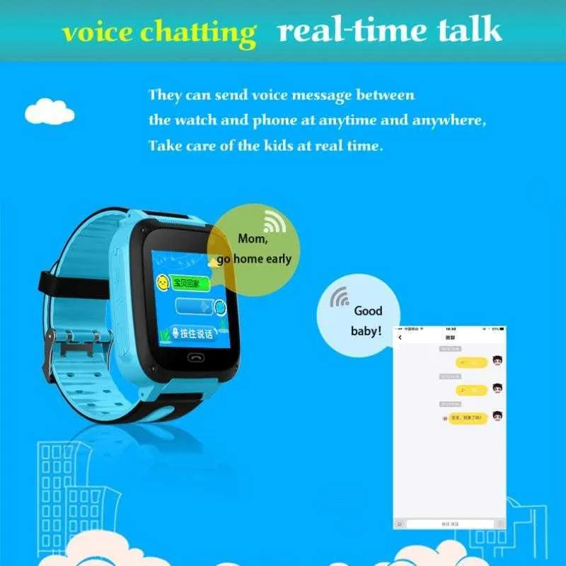Smart Watch for Kids Q9 Dzieci Antilost Smartwatch LBS Tracker zegarki SOS Call Wsparcie Android iOS8096141
