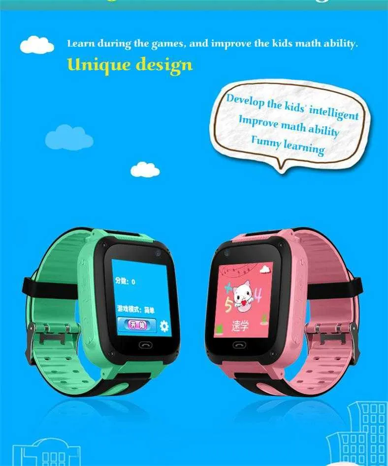 Smart Watch For Kids Q9 Bambini Smartwatch anti-smarrimento LBS Tracker Orologi Supporto chiamate SOS Android IOS